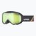 Gyerek síszemüveg UVEX Speedy Nova FM S2 black matt/mirror green