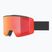Síszemüveg UVEX Ignite FM S3 black matt/mirror red