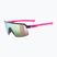 Gyerek napszemüveg UVEX Dyrt Jr black pink mat/mirror pink