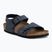 Gyerek szandálok BIRKENSTOCK New York Birkibuc Narrow navy