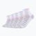 Zokni Skechers Mesh Ventilation Quarter 5 pairs white mix