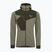 Férfi trekking pulóver Salewa Puez 2 Dry Hood FZ sötét olíva melange