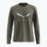 Férfi hosszú ujjú póló Salewa Solidlogo Dry faded green