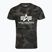 Férfi Alpha Industries Basic Camo fekete terepszínű polo póló