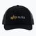 Férfi Alpha Industries Label Trucker baseball sapka fekete