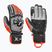 Férfi síkesztyűk Reusch Worldcup Warrior SC black/silver/fluo red
