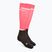 CEP Tall 4.0 női kompressziós futó zokni rózsaszín/fekete