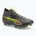 PUMA férfi futballcipő Ultra 5 Match+ FG/AG matt öregedett ezüst/sárga riasztás/puma öregedett ezüst