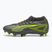 Férfi futballcipő PUMA Ultra 5 Play+ FG/AG matt öregedő ezüst/sárga riasztás/puma öregedő ezüst