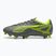 PUMA Ultra 5 Play FG/AG matt öregedő ezüst/sárga riasztás/puma öregedő ezüst futballcipő