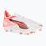 PUMA Ultra 5 Pro FG/AG Jr gyermek futballcipő puma fehér/puma fekete/izzó piros