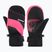 Gyerek síkesztyűk ZIENER Luuki-Z Aquashield black/pop pink