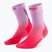 CEP női kompressziós zokni Run Edt. Gradient Mid Cut Compression 5.0 rózsaszín/lila fade