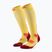 CEP Run Tall 5.0 férfi kompressziós zokni marigold/burgundia