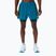 Férfi futó rövidnadrág ASICS Road 2N1 5IN tranquil teal/dark teal/yamabuki