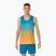 Férfi futótrikó ASICS Road Fade Singlet Aegean Blue/Yamabuki