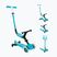 Gyermek háromkerekű roller Globber Go.Up Active Lights 360 aqua