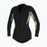Női úszószivacs O'Neill Bahia 2/1 Front Zip Short Spring fekete/mikah virágos/fekete