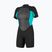 Női úszóruha O'Neill Reactor-2 2mm Back Zip SS Spring IS7 black/light aqua