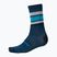 Kerékpáros zokni Endura BaaBaa Merino Stripe blueberry