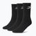 Férfi zokni BOXRAW Crew 3 pairs black