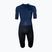 Férfi triatlon overál HUUB Collective Trisuit navy/black