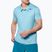 Férfi tenisz póló Mizuno Charge Shadow Polo blue glow