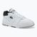 Férfi Lacoste Lineshot kontrasztos gallérú bőr fehér/fekete cipő