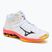 Röplabda cipő Mizuno Wave Voltage 2 Mid fehér/tüzes korall 2/citrus