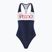 Speedo Colourblock Racerback női egyrészes fürdőruha peacoat