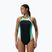 Női egyrészes úszódressz Speedo High Neck Splice Cross Back türkizkék drágakő