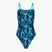 Női egyrészes fürdőruha Speedo Printed Web Back canyon ombre/black