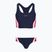 Női egyrészes fürdőruha Speedo Colourblock Splice 2.0 peacoat/pink