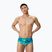 Férfi úszóboxer Speedo Printed 13.5 cm Brief sunset grove/green