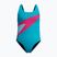 Gyerek egyrészes úszóruha Speedo Hyperboom Butterfly Back mayan blue/margarita pink