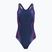 Női egyrészes fürdőruha Speedo Print Medalist peacoat