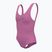 Gyermek egyrészes fürdőruha Nike Multi Logo U-Back playful pink