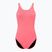 Női egyrészes fürdőruha Nike Hydrastrong Solid Fastback hot punch