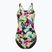 Női egyrészes fürdőruha Nike Hydrastrong Multi Print Fastback rainbow