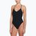 Női egyrészes fürdőruha Nike Swoosh Link Y-Back fekete