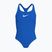 Gyermek egyberészes fürdőruha Nike Essential Racerback blue crystal