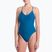 Női egyrészes fürdőruha Nike Swoosh Link Y-Back green abyss