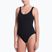 Női egyrészes fürdőruha Nike Shoreline Pucker Scoop Neck black