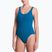 Női egyrészes fürdőruha Nike Shoreline Pucker Scoop Neck black
