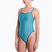 Női egyrészes fürdőruha Nike Ocean Bound Ripple Texture Square Neck bleached turquoise