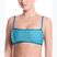 Fürdőruha felső Nike Ripple Texture Bralette Classic Bikini bleached turquoise