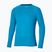 Férfi futó hosszú ujjú póló Mizuno Active Dryaeroflow blue jewel
