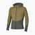 Férfi futókabát Mizuno Active Warmalite Hybrid Full Zip Hooded Long Sleeve Top forest night