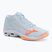 Női röplabda cipő Mizuno Wave Lightning Pro Mid blue finch/lava orange/flamingo coral