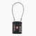 Samsonite Cablelock 3 Dial Tsa lakat fekete